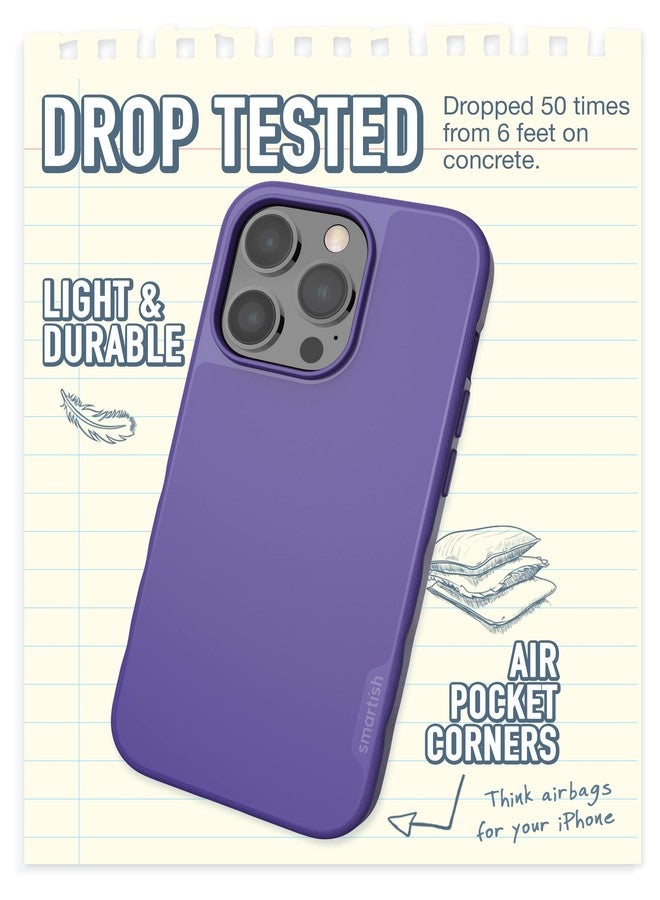 Smartish® iPhone 14 Pro Slim Case - Gripmunk Compatible with MagSafe [Lightweight + Protective] Thin Grip Cover with Microfiber Lining - You're Just Jelly - Image 4